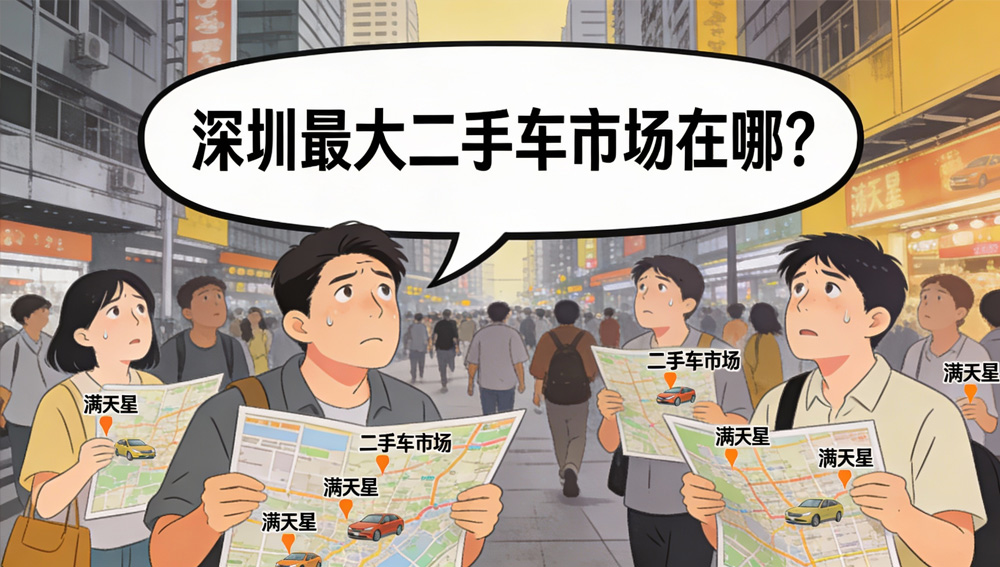 深圳二手车市场最大的在哪里？老杨来告诉你