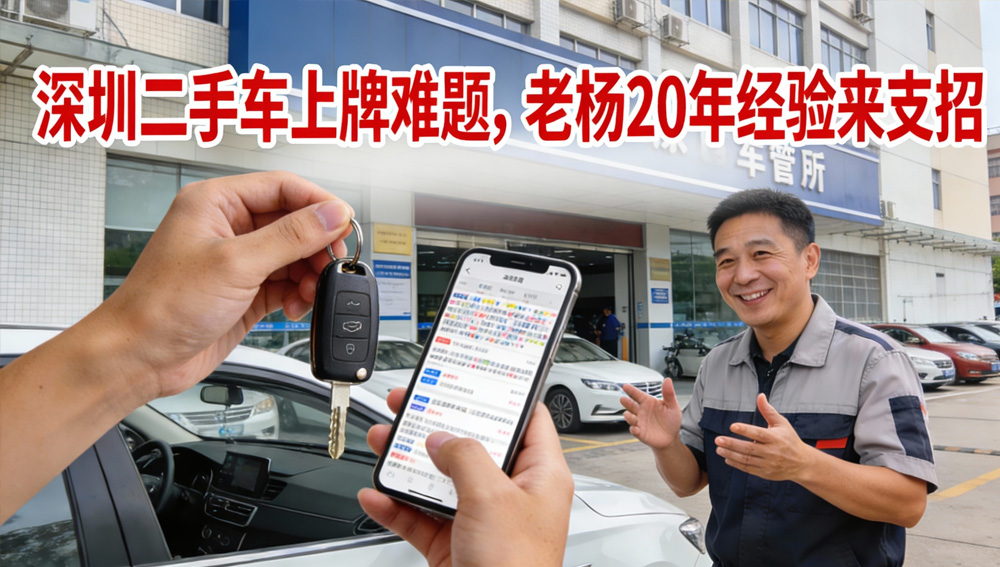 深圳二手车上牌全攻略：这些坑别踩...